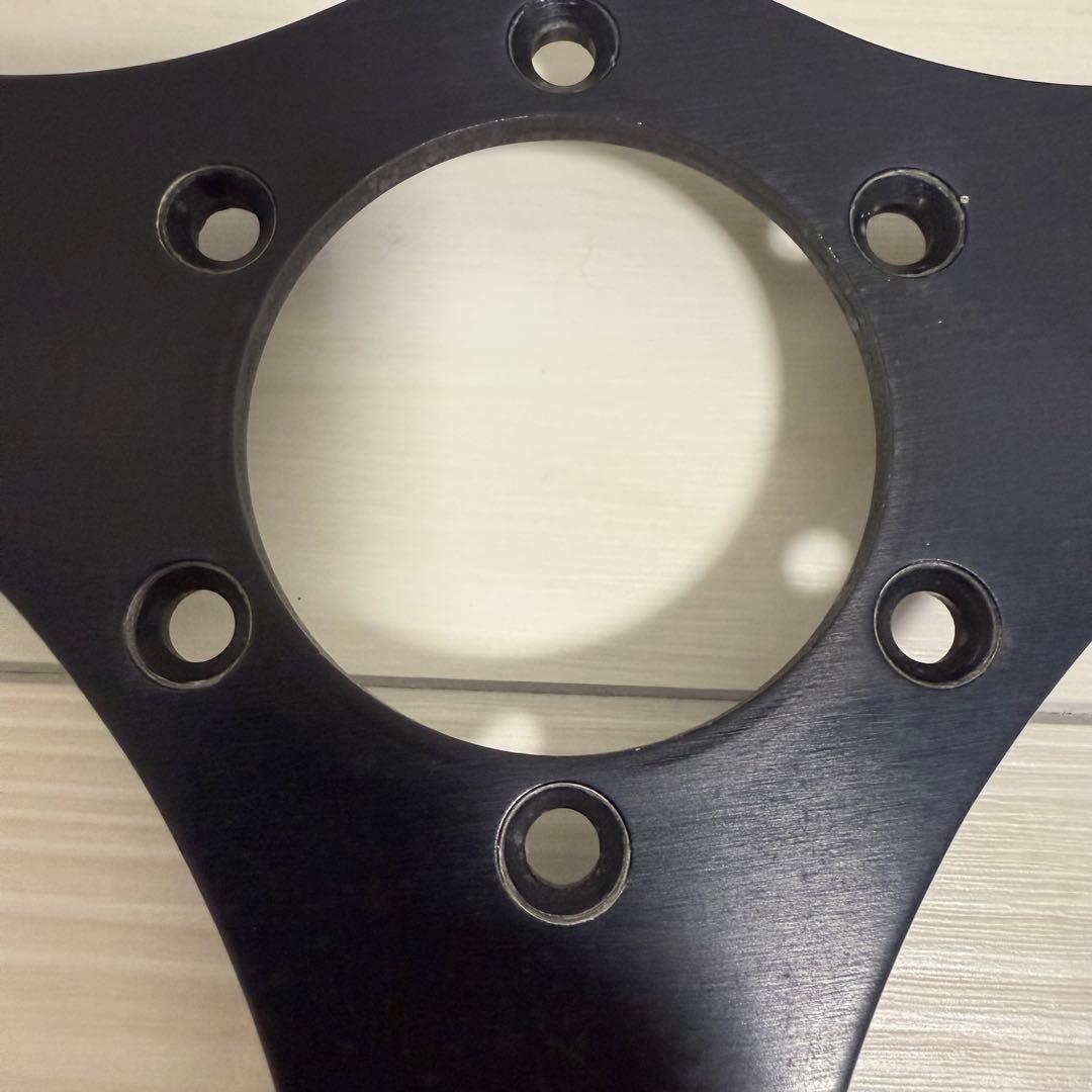 良品 MOMO JACKIE STEWART レザー巻 ステアリング 35cm