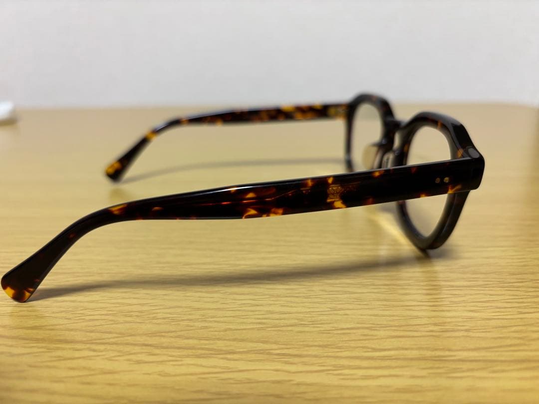 JINS べっ甲風 ファッションメガネ ケース付き