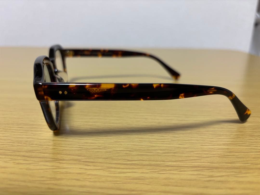 JINS べっ甲風 ファッションメガネ ケース付き