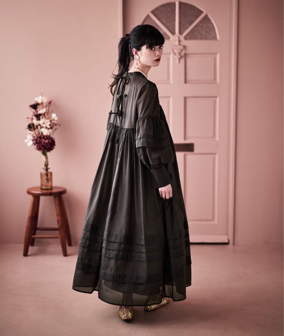 etoll. ベビーコアシアーボリュームドレス オケージョン ワンピース 結婚式