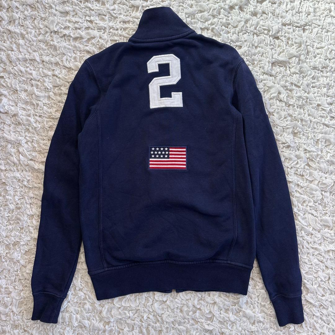 ラルフローレン USAフラッグ ビッグポニージップアップパーカー