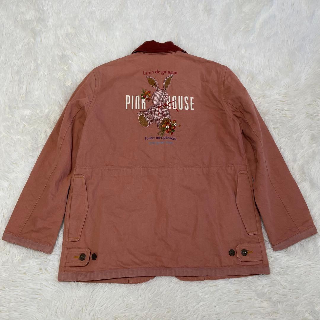 PINK HOUSE ピンクハウス デニムジャケット ウサギ刺繍 ワッペン 希少