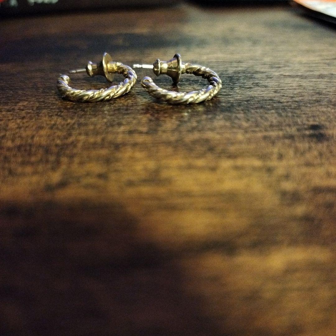 Cootie productions ピアス　シルバー　ゴールド