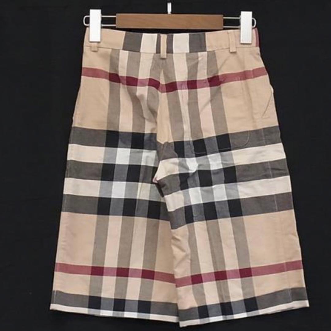 美品★BURBERRY バーバリー ノバチェック コットン100% ハーフパンツ