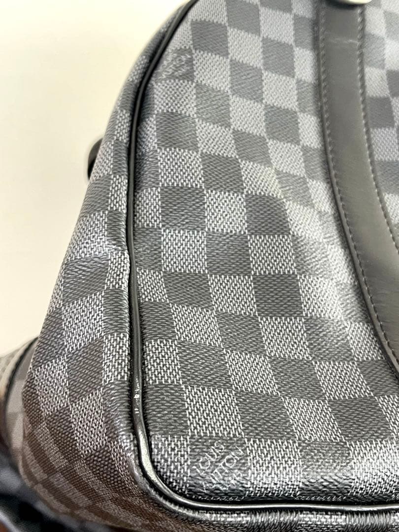 ルイ・ヴィトン キーポル45 バンドリエール ダミエ　美品　国内正規品