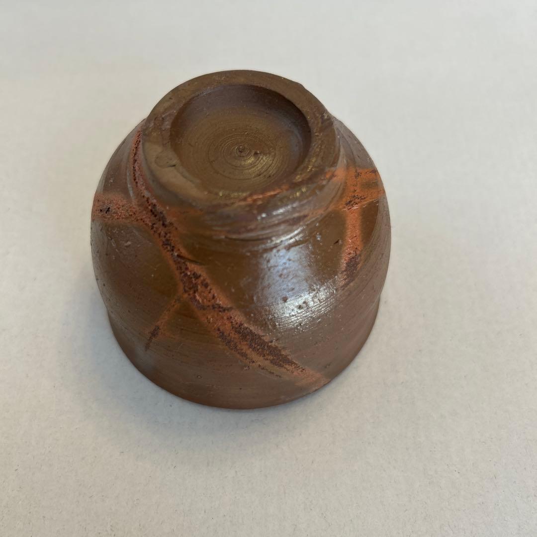 J*n様 『値引き』【貴重】人間国宝　藤原啓 ぐい吞　 火縄 (２)