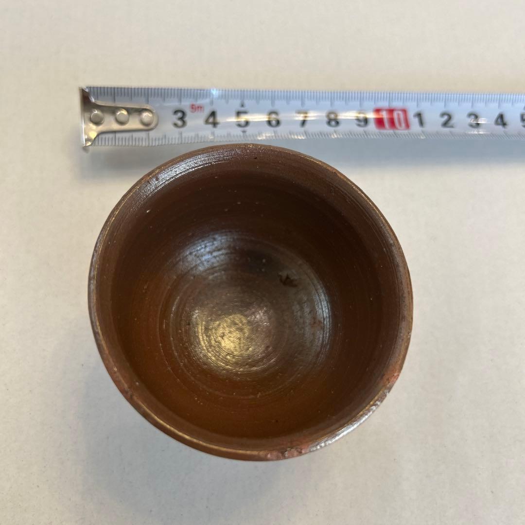 J*n様 『値引き』【貴重】人間国宝　藤原啓 ぐい吞　 火縄 (２)