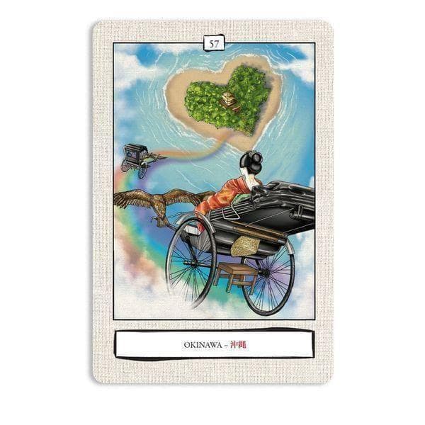 【正規品オラクルカード】レア！海外から日本文化を描く✨日出ずる神託のカード