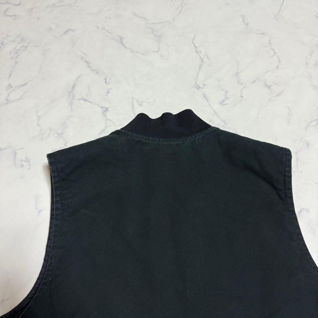 Carhartt カーハート ダックベスト 裏地キルティング ブラック XL