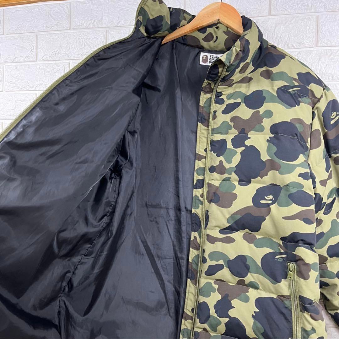 【A BATHING APE】1st BAPE camo ダウンジャケット XL