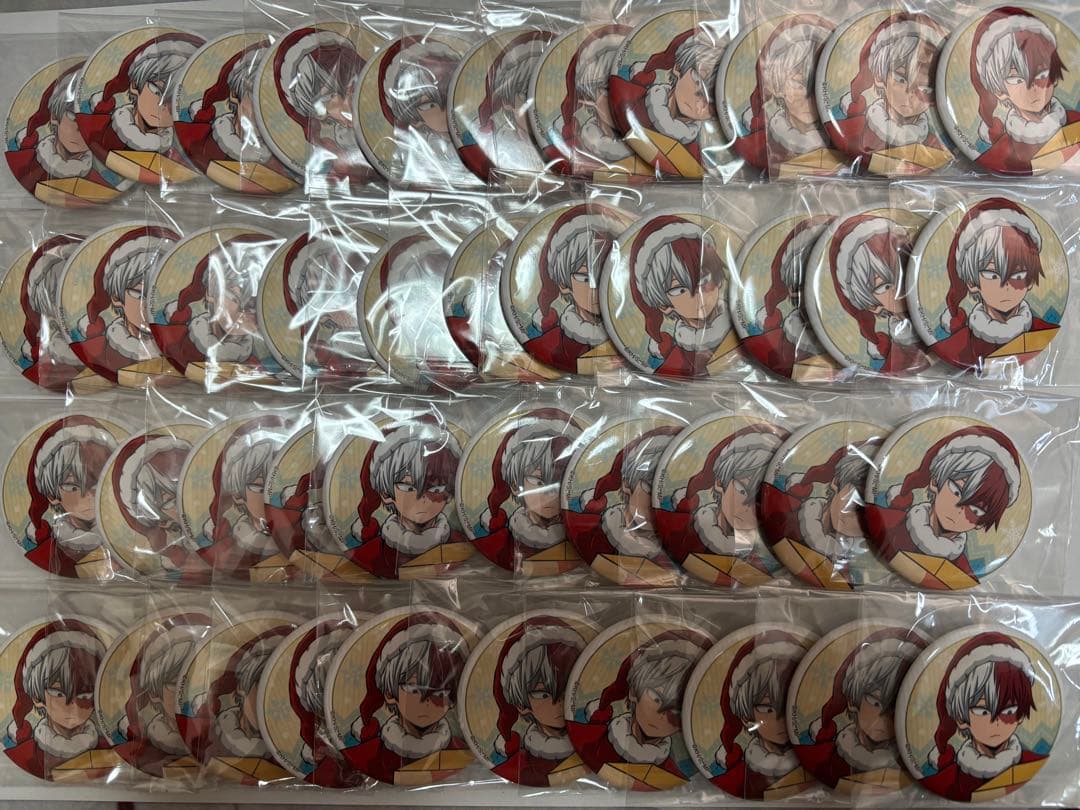 ヒロアカ メリれクリスマス 缶バッジ 轟焦凍 42点セット