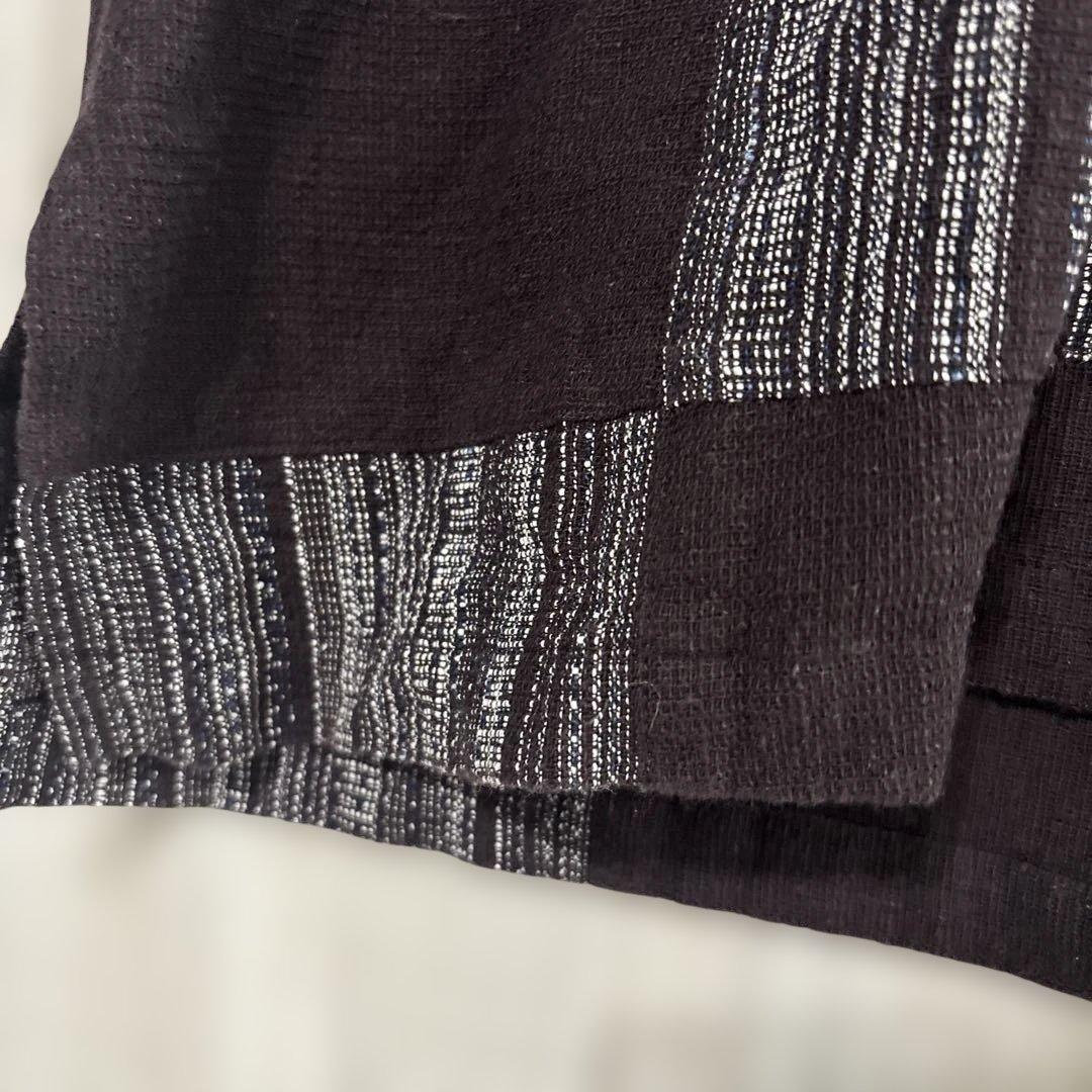 ギエモン 儀右ェ門　ゆったり　パッチワーク　トップス　チュニック　織物　美品