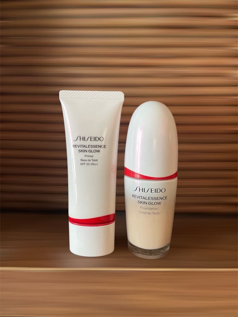 ✨資生堂　エッセンス スキングロウ ファンデーション 220プライマー　セット