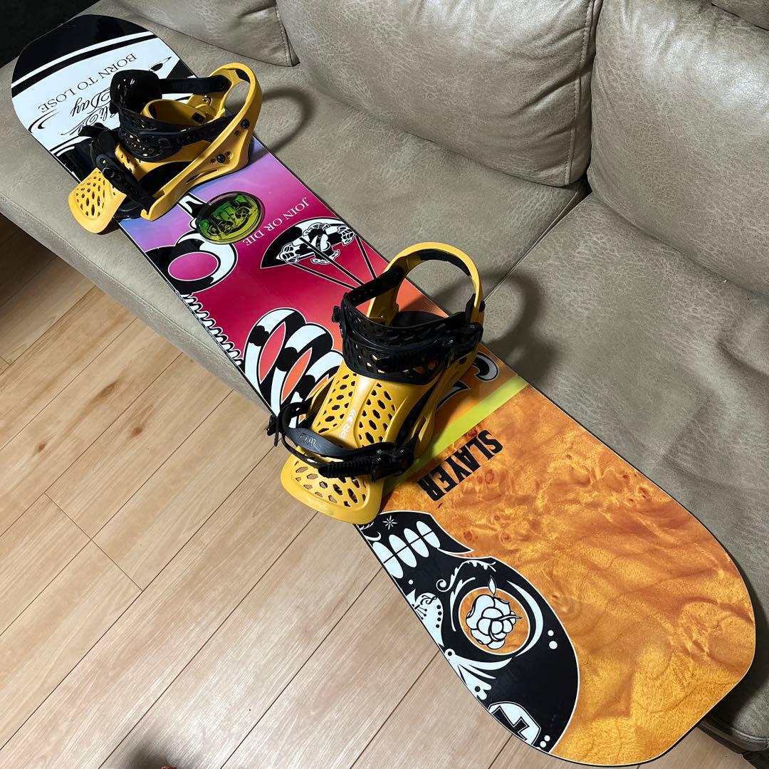 国産スノーボード HOLIDAY SLAYER 151 × FLUX PR M