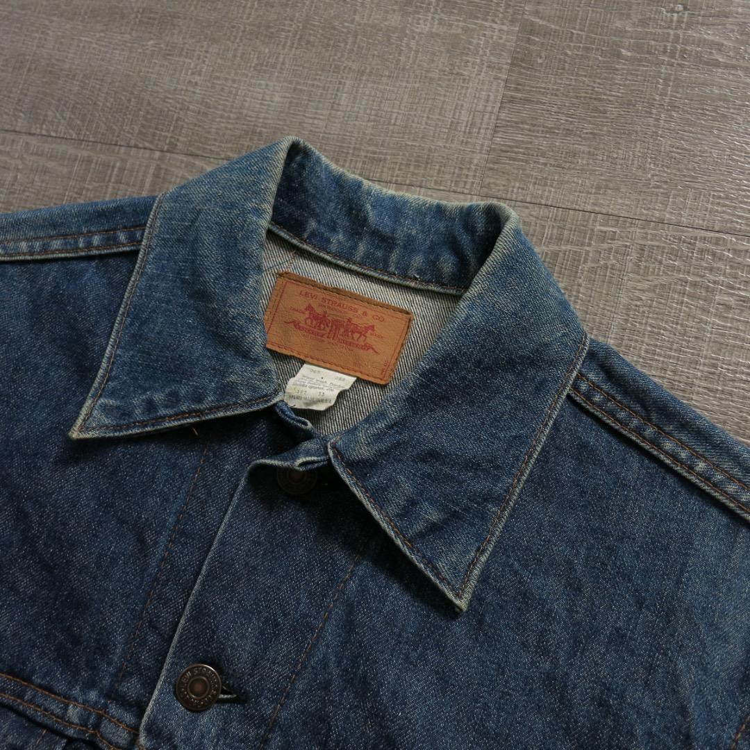 70s Levi's 70505-0217 4th スモールe ケアタグ 縦落ち