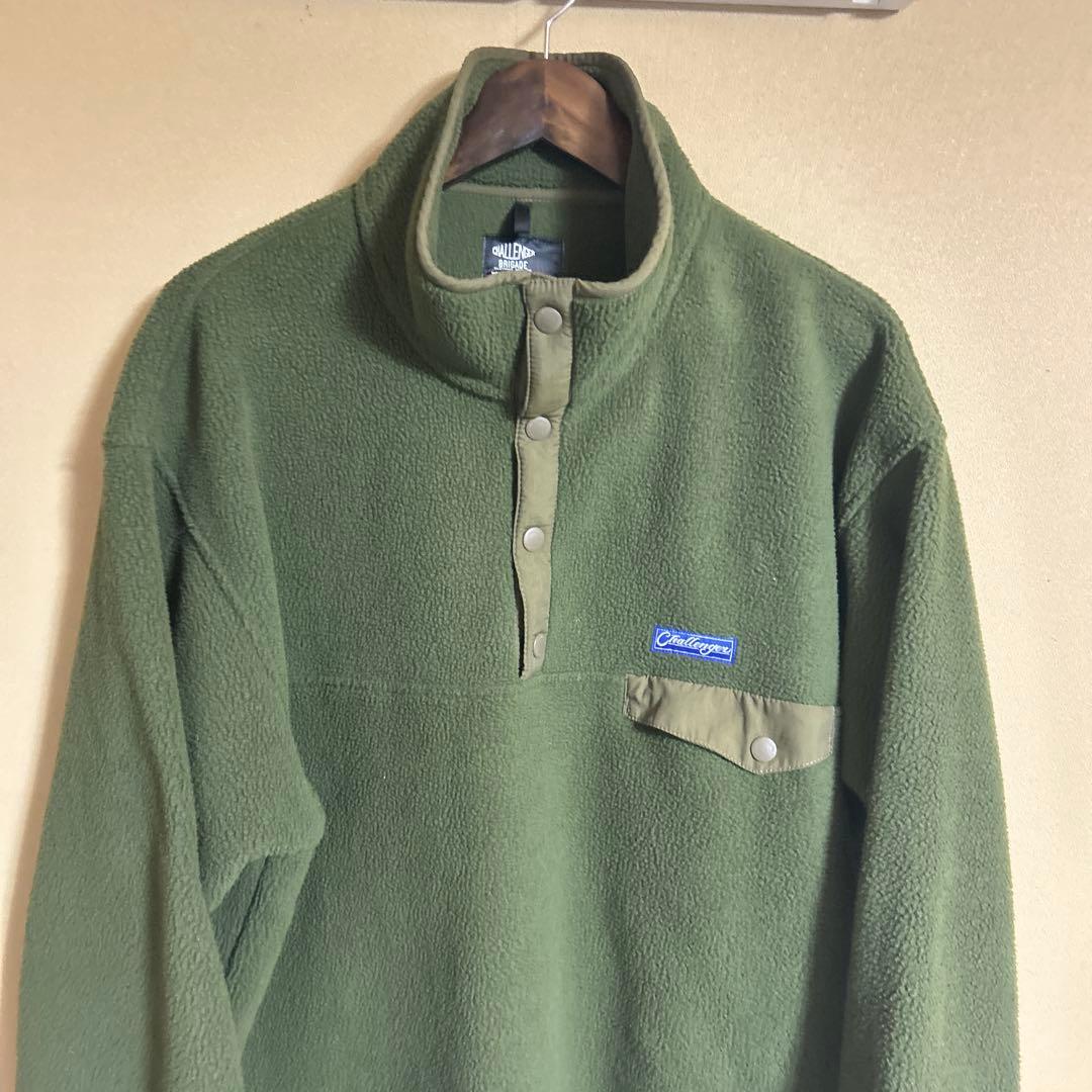 ちゃけさまCHALLEGER / PULLOVER LOGO FLEECE