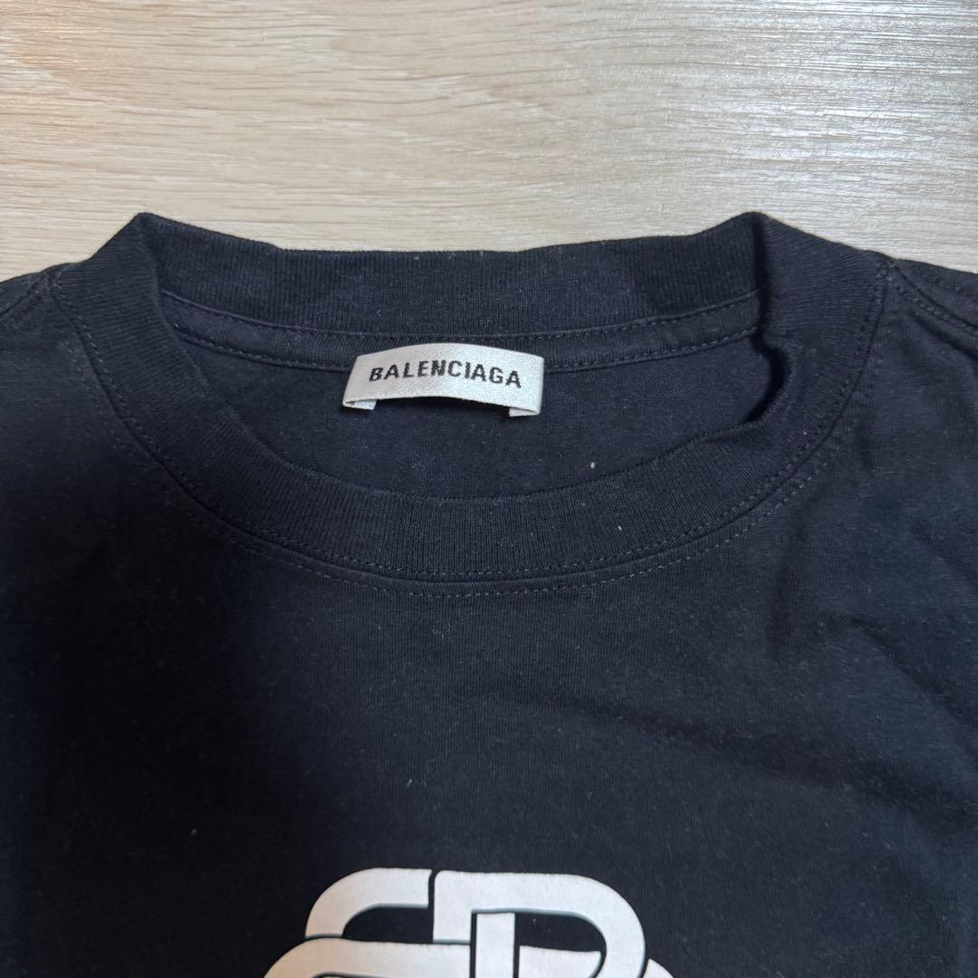BALENCIAGA ロゴプリント Tシャツ S ブラック
