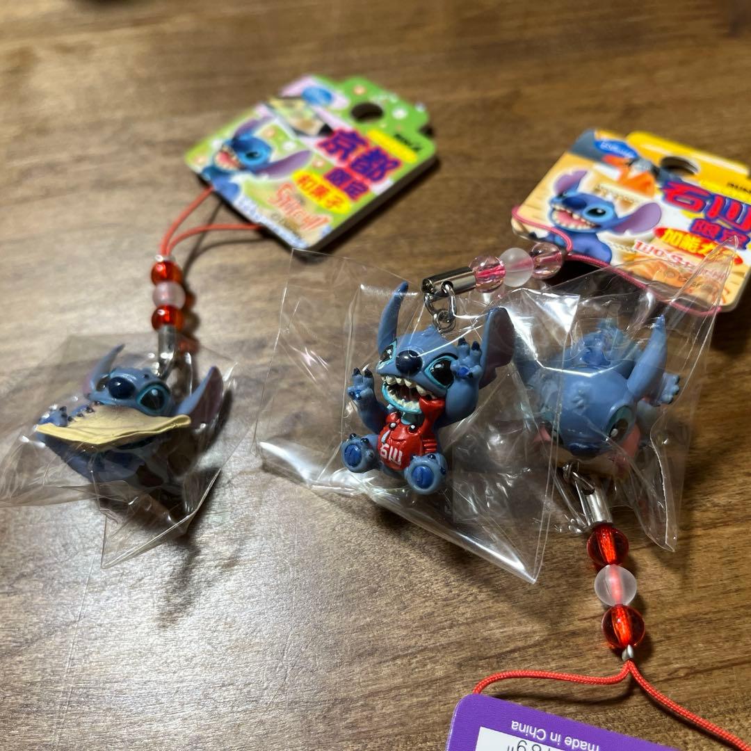 スティッチ、エンジェル ストラップ 10個セット