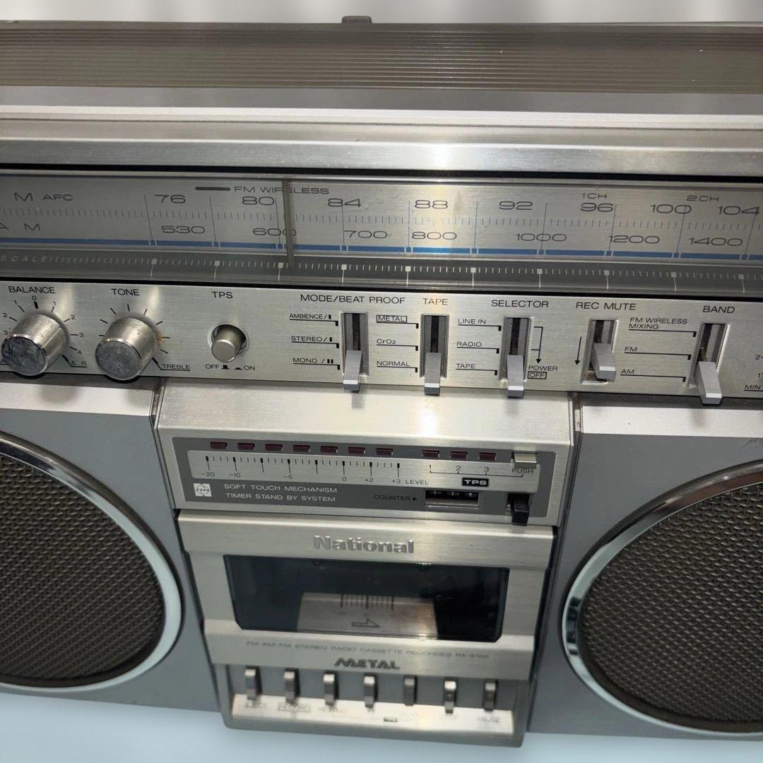 し*こ様 【ビンテージ希少品】ナショナル National ラジカセ RX-51