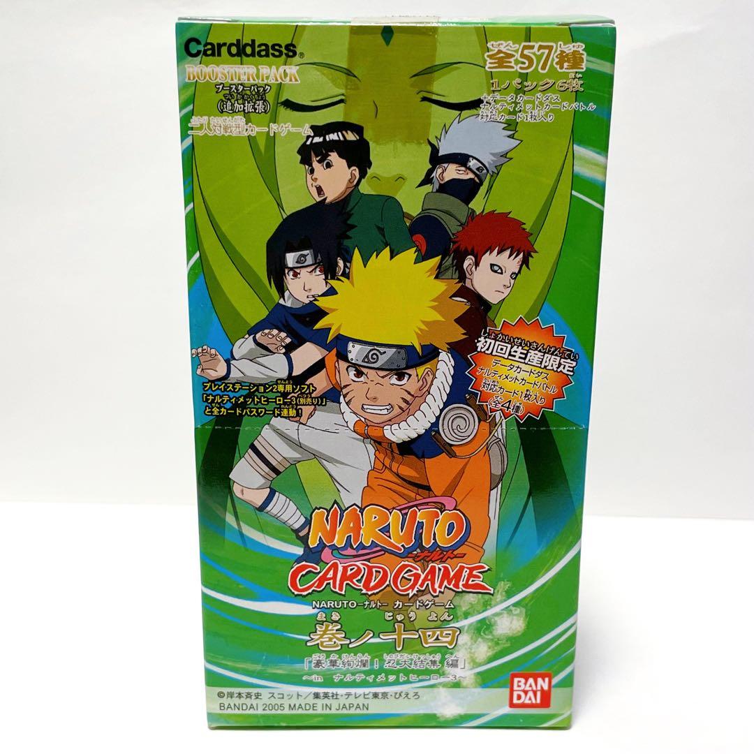 NARUTO ナルト カード ゲーム 1 BOX サスケ カカシ 我愛羅 綱手