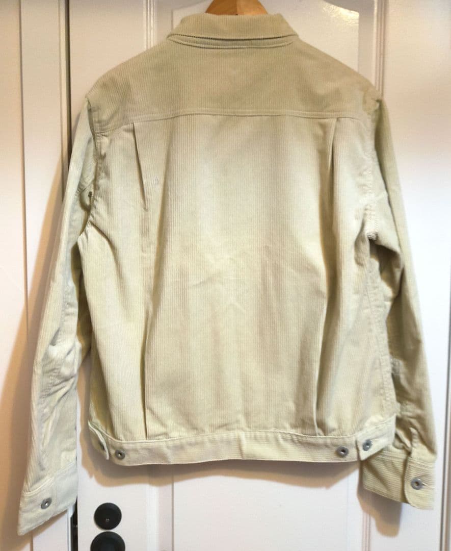 H.Unit コーデュロイジャケット アイボリー Mサイズ