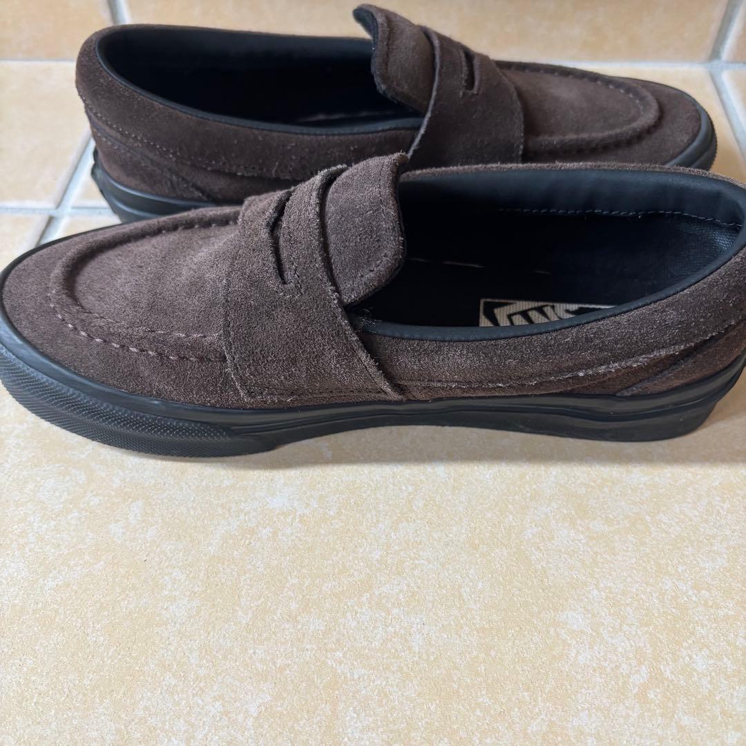 VANS ブラウン スエード ローファー