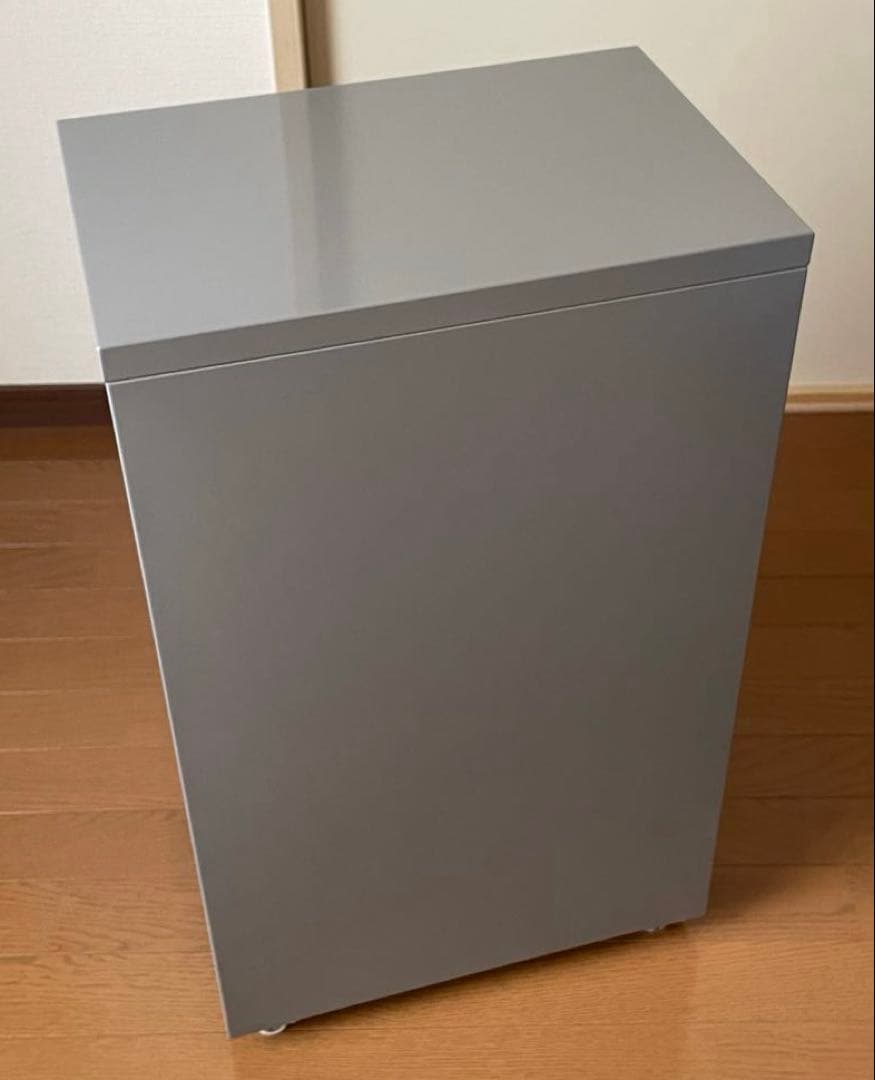 廃盤 IKEA イケア HELMER ヘルメル 引き出し　スチール キャスター付