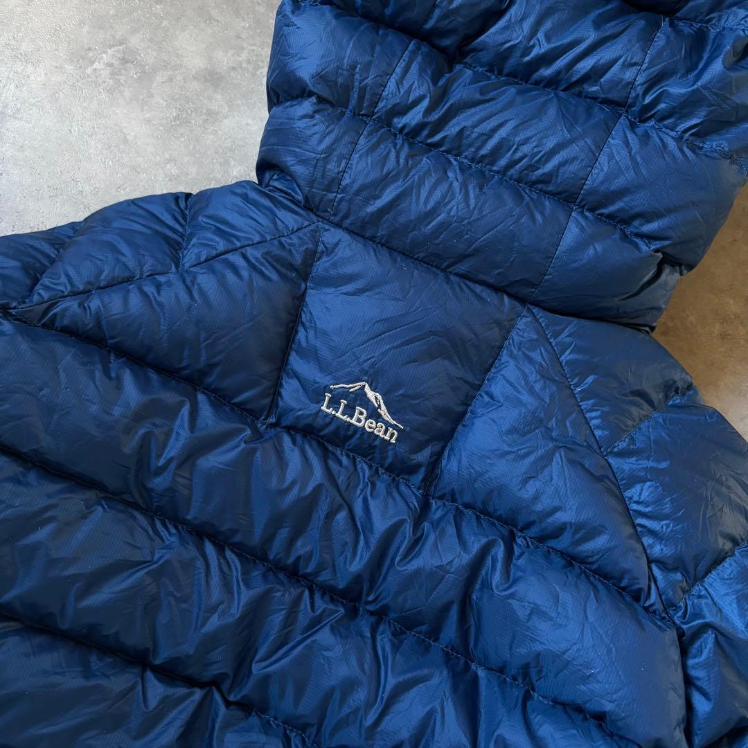 【極暖850fil⭐️】極暖L.L.Bean ダウンジャケット　ブルー　青色　XL