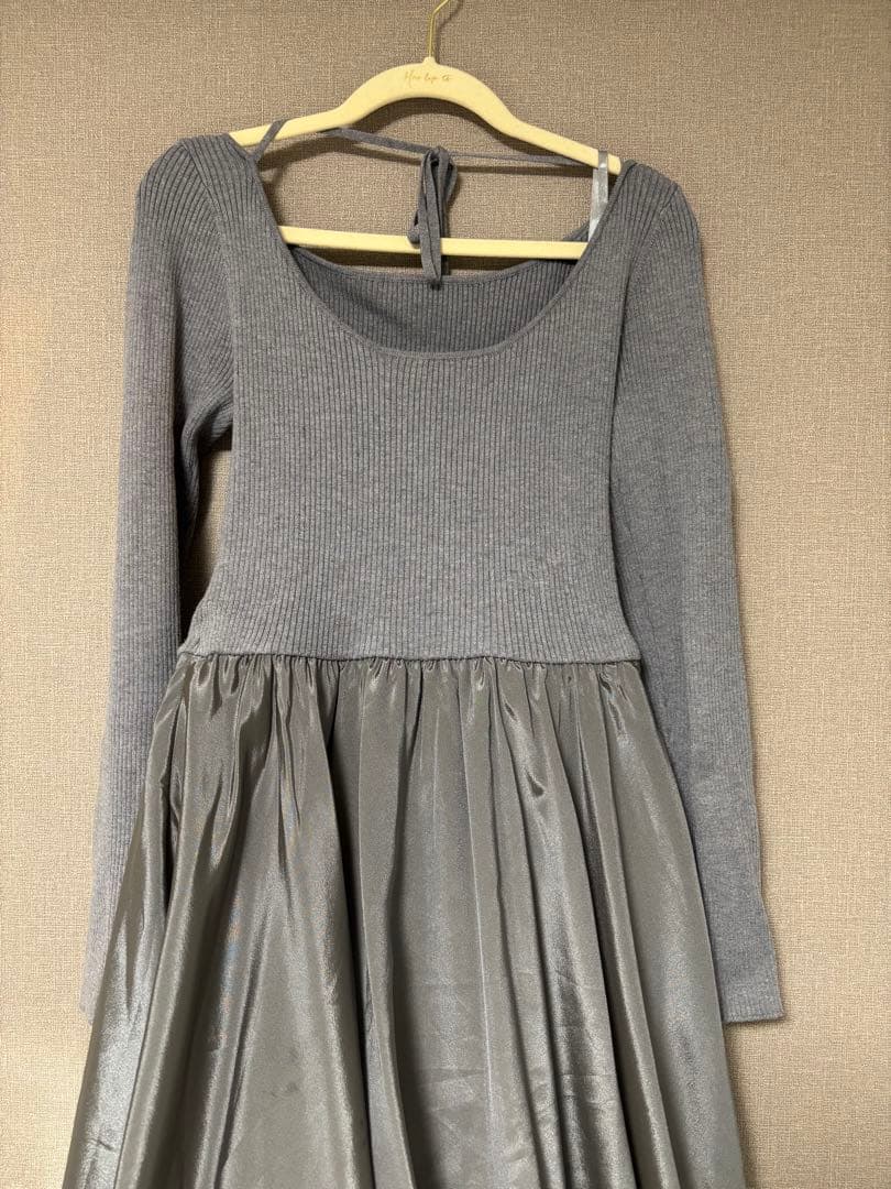 FRAY I.D ニットドッキングワンピース