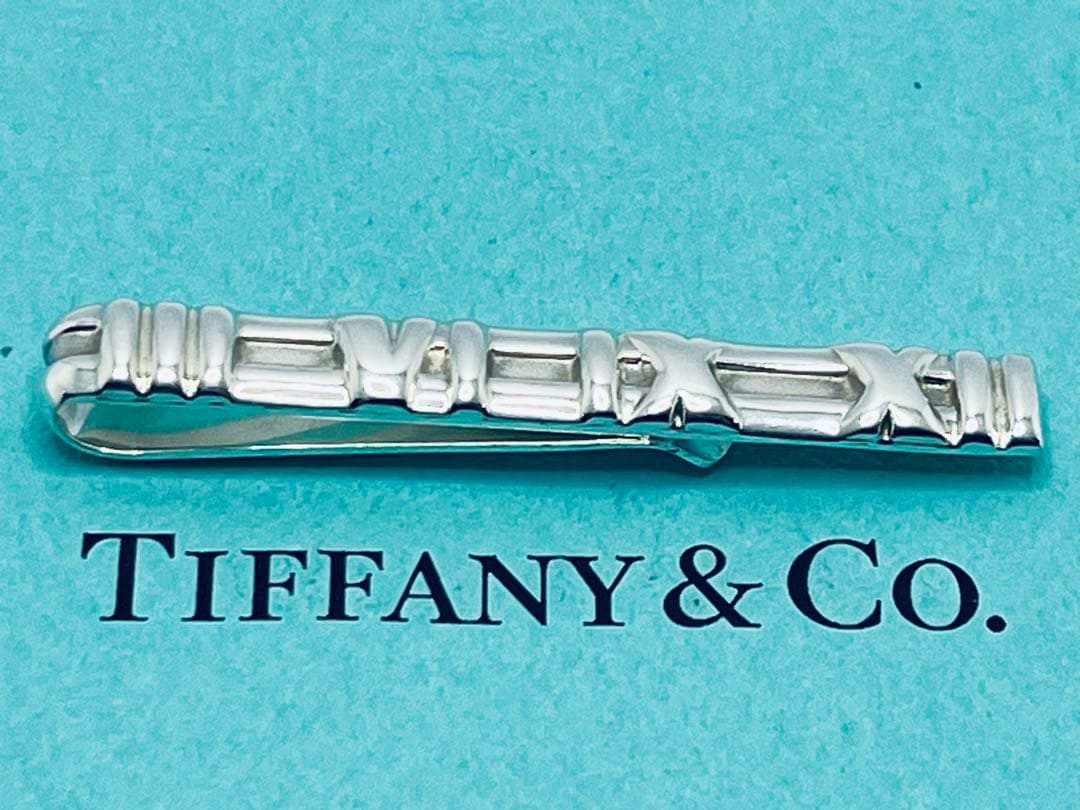 h603 美品　ティファニー　アトラス　ATLAS ネクタイピン　シルバー925