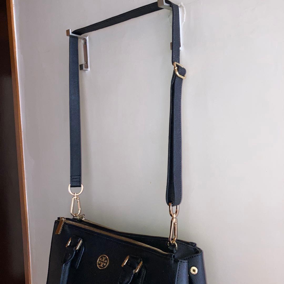 Tory Burch ブラック2wayレザービジネスバッグ A4サイズ