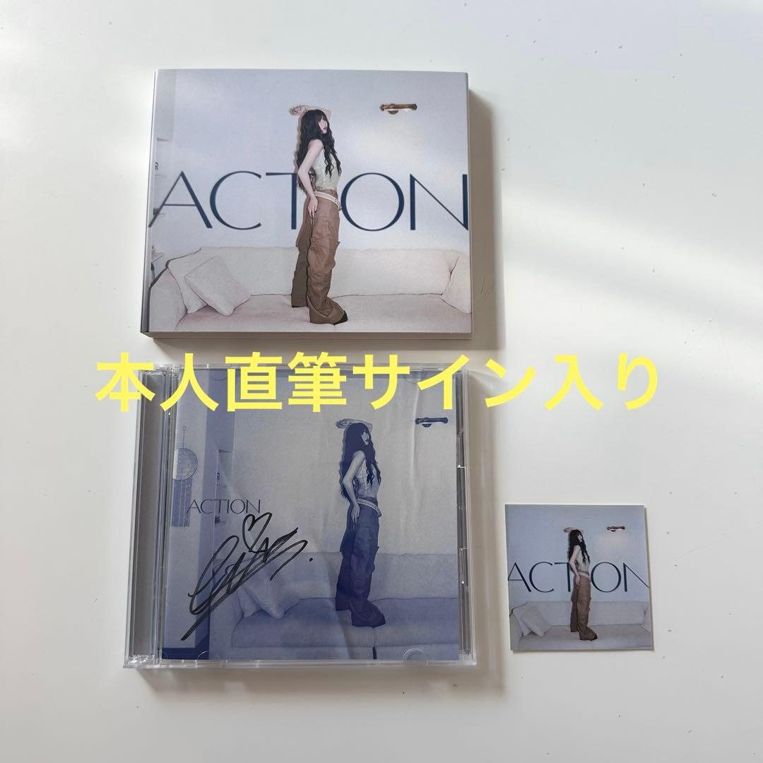 【本人直筆サイン入り】eill 『ACTION』初回限定盤CD＋BluRay