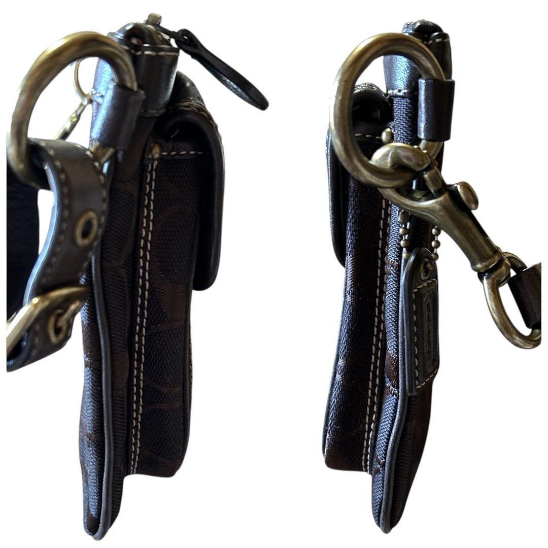 COACH レガシー ターンロック シグネチャー ショルダー ウエストバッグ