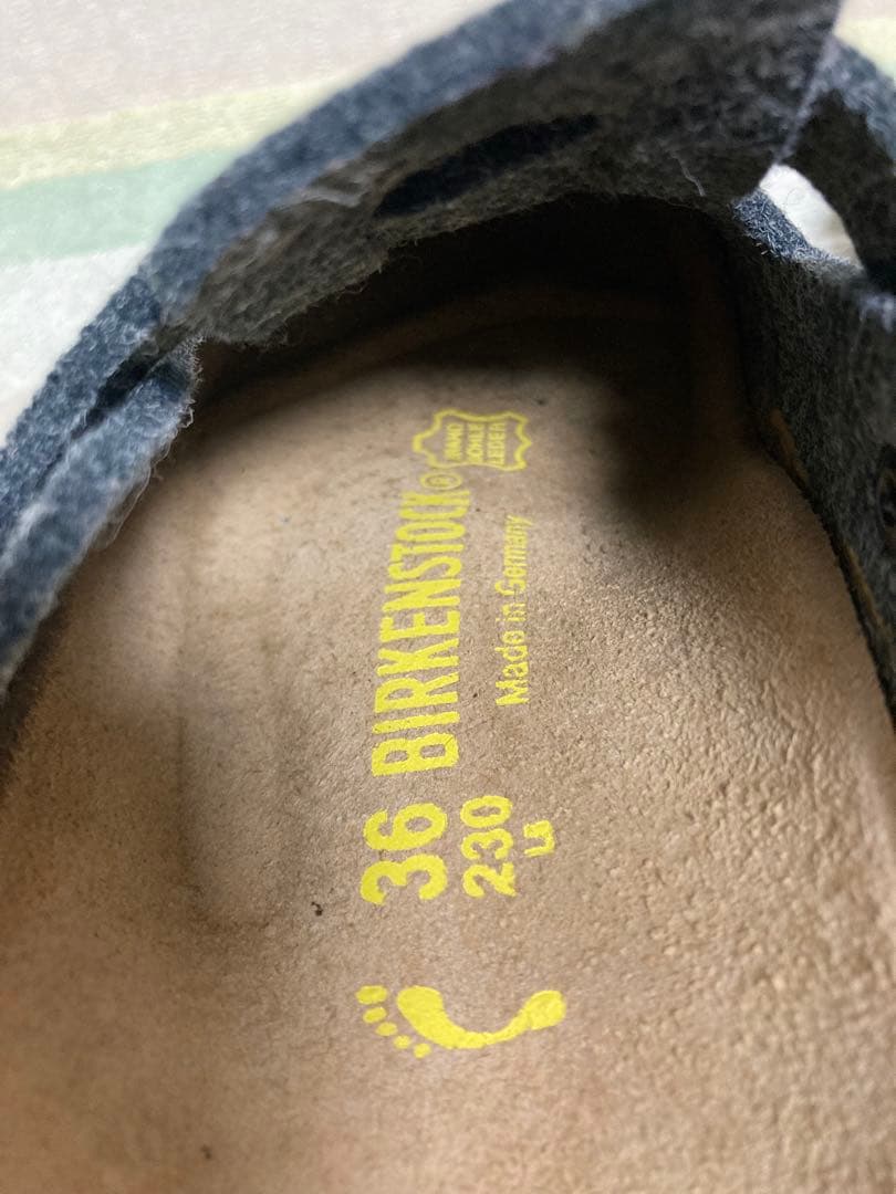 【極美品】ビルケンシュトック　ボストン　ナロー　ウール　フェルト　23cm