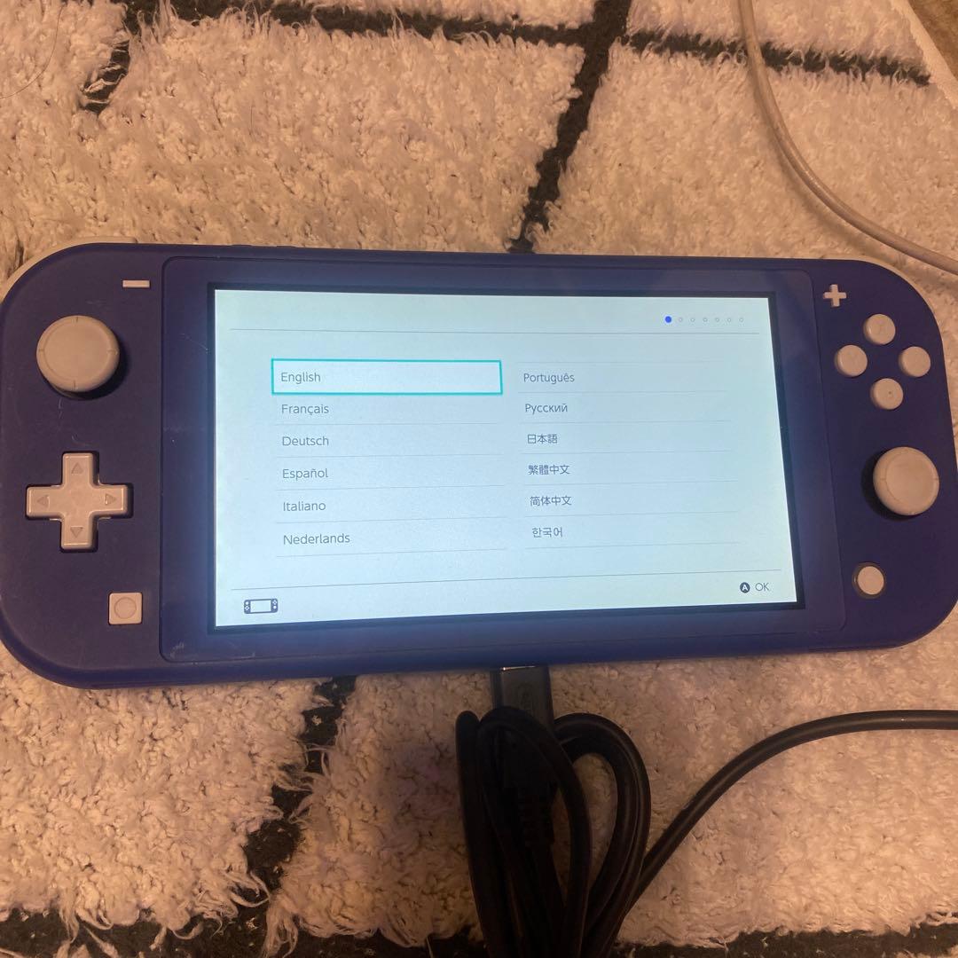 Nintendo Switch Lite ブルー 本体 充電器付き