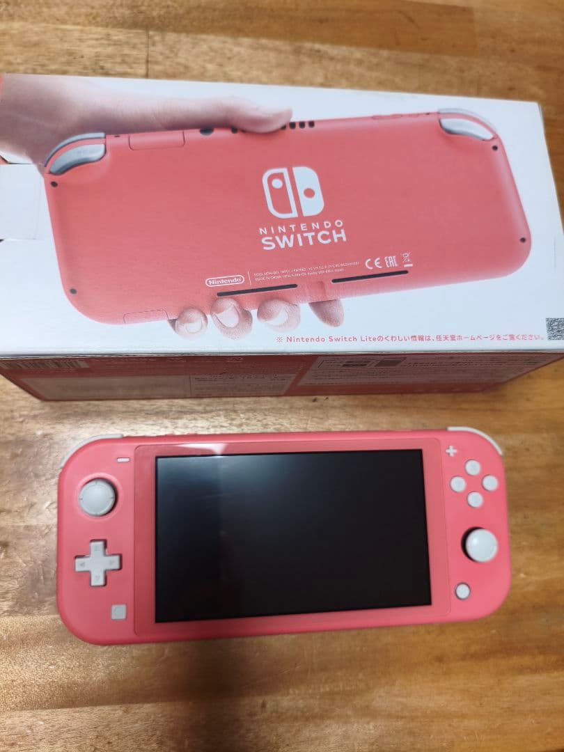 Nintendo Switch Lite ピンク 本体 箱充電器付き