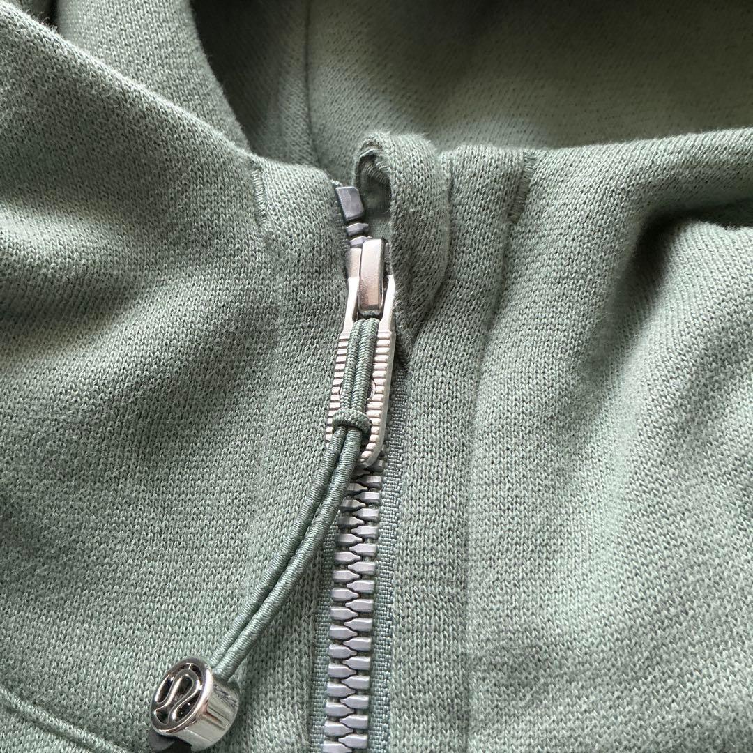 新品未使用！ルルレモンScuba オーバーサイズ フルジップフーディ　XS 緑