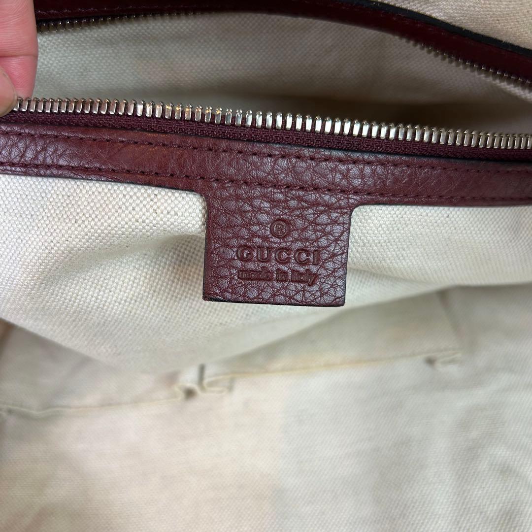 A4可 美品 グッチ レザー 2WAY ビジネスバッグ ソーホー