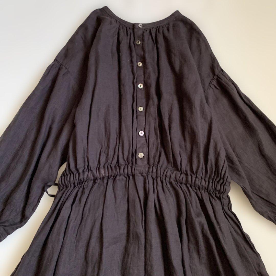 SALE‼️美品ネストローブnest robe✨ウエストギャザーワンピ　2way