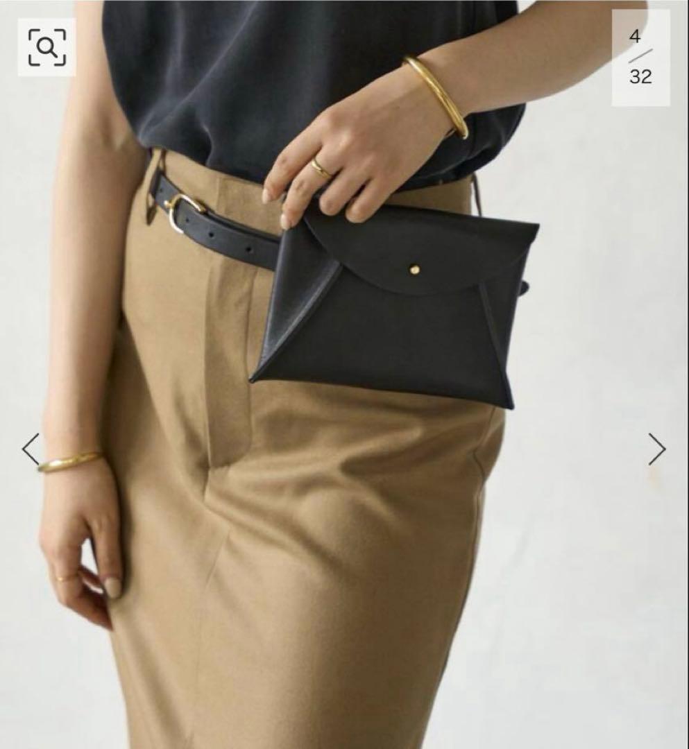 【未使用】MANUELA マヌエラ BELTバッグ　ブラック