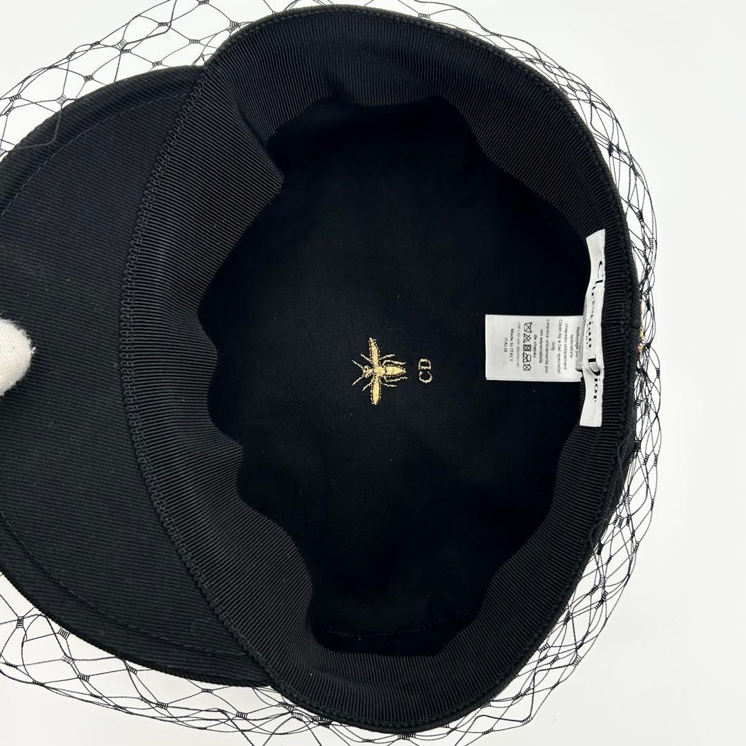 t*i様 極美品✨ディオール アーティ キャスケット ベール 金具 ブラック