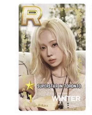 aespa ウィンター winter SUPERSTAR トロント US トレカ