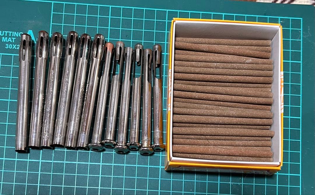 イトオテルミー　テルミー線50本　中古線香バサミ内管外管各6本