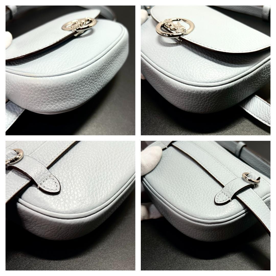 ✨正規品＆極美品‼️✨ コーチ レザー ウエストバッグ ヒップバッグ ブルー