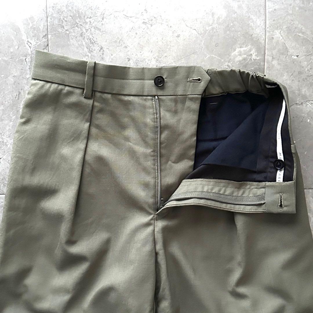 MARKAWARE PEGTOP TROUSERS イージーパンツ スラックス