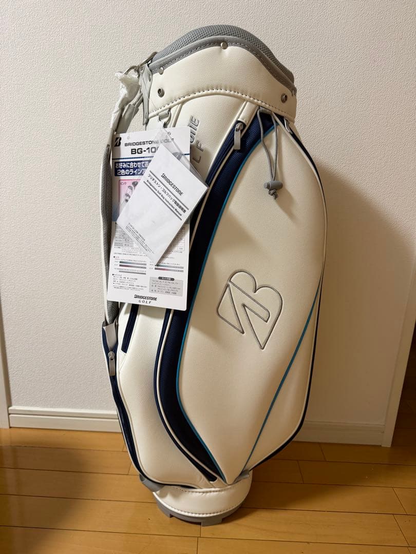 【新品】レディース　ブリヂストン BG-100Ｌキャディバッグ ネイビー
