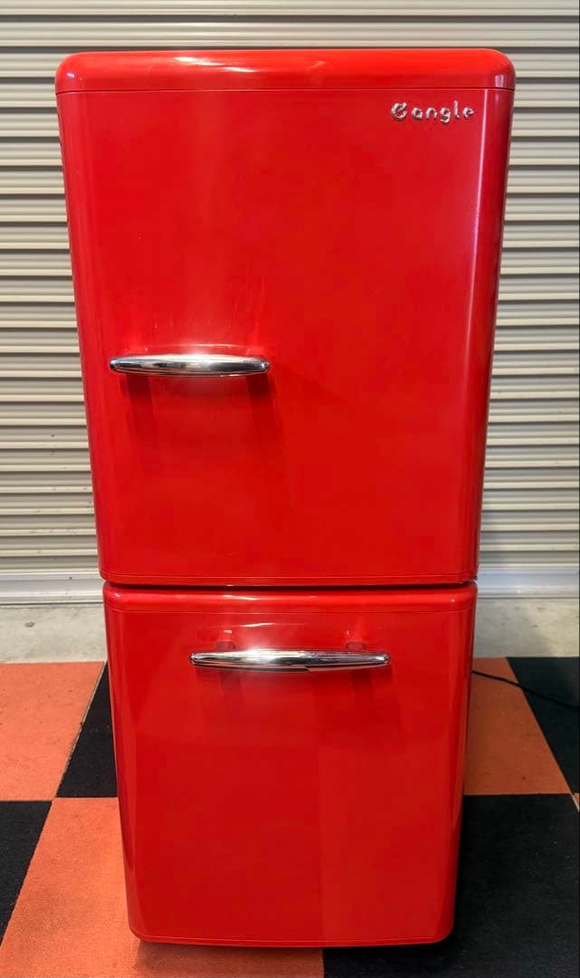 レトロ風 冷蔵庫 149L eangle ANGRE151A1 2018年式