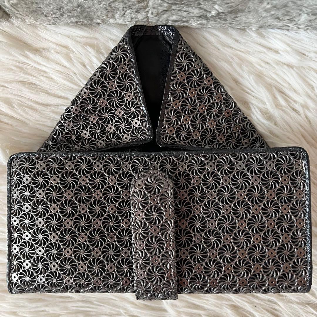 【新品未使用】ヒロコハヤシ　ジラソーレ　ギャルソン　長財布ミニ