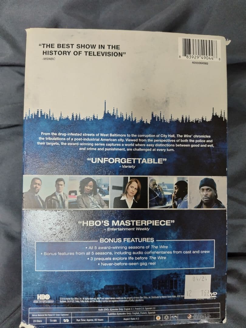 THE WIRE: THE COMPLETE SERIES dvd ザ・ワイヤー