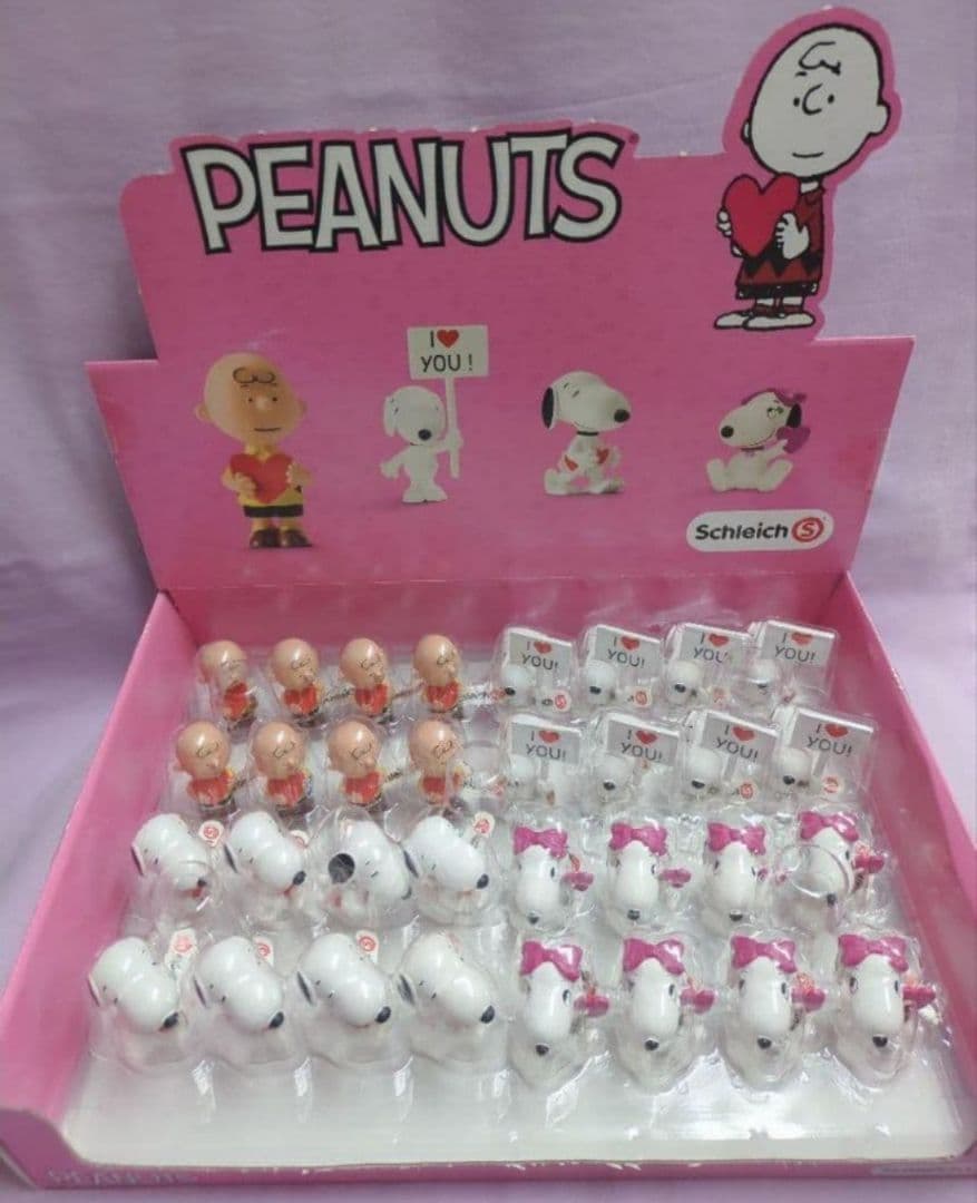 スヌーピー　PVC フィギュア　大量　シュライヒ　ハート　アメトイ　一箱　BOX